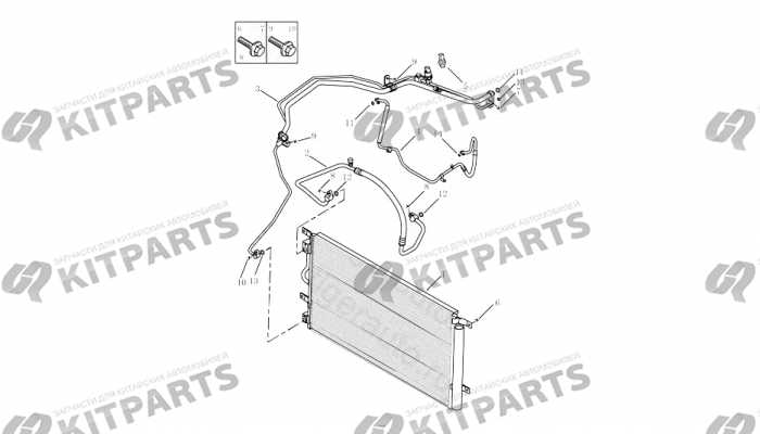 CONDENSER#2 Geely Emgrand X7