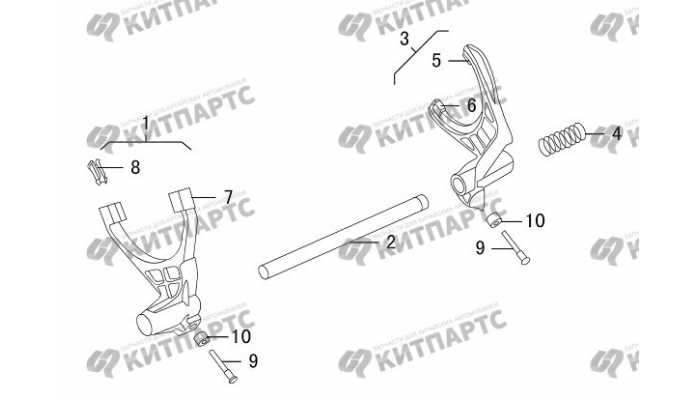 Вилки раздаточной коробки Great Wall Hover H3 New