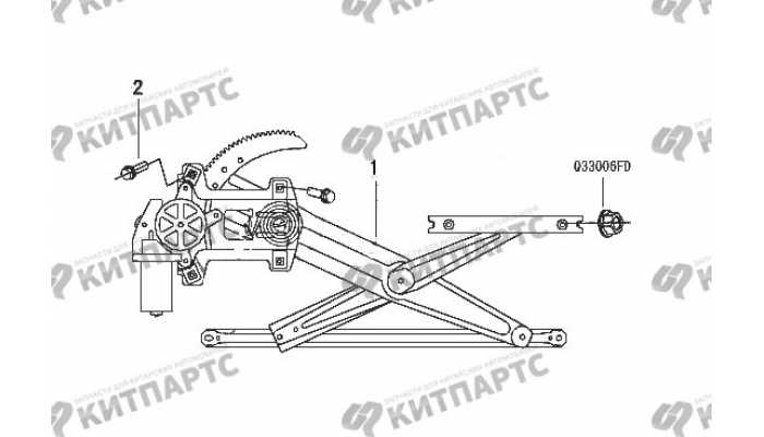Стеклоподъемник (электро) передней двери Great Wall